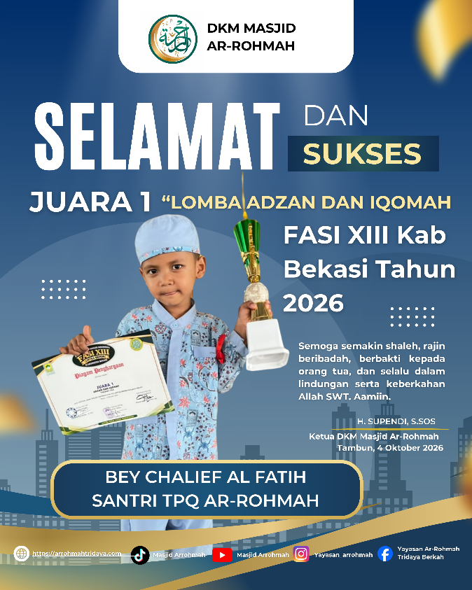JUARA 1 LOMBA ADZAN